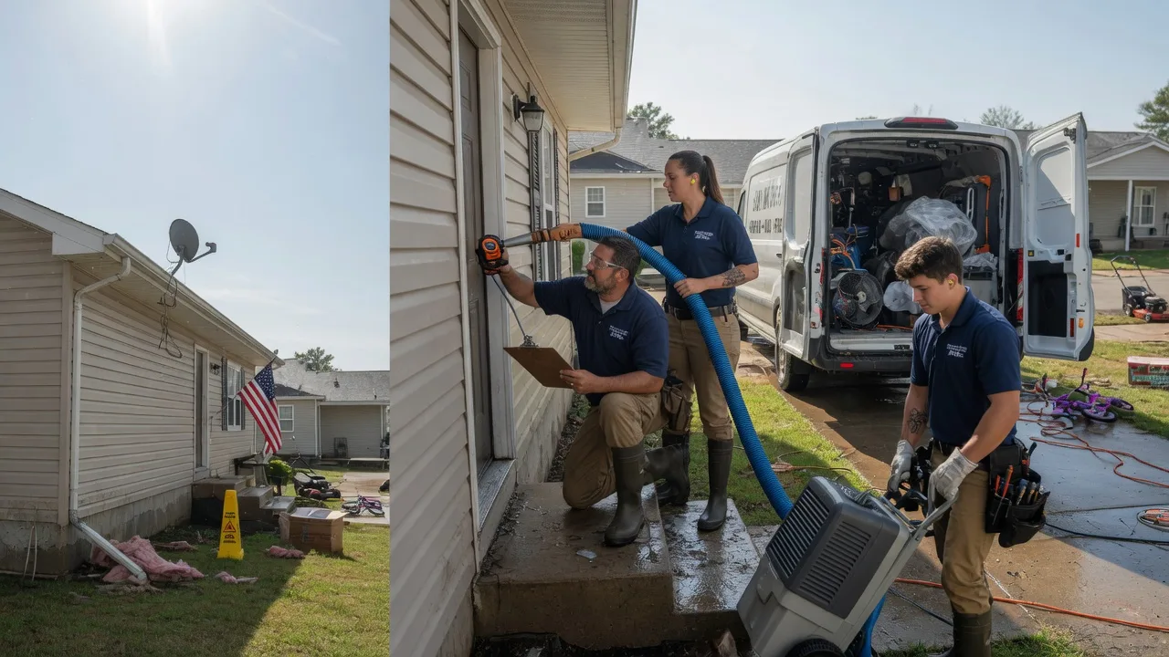 Ceiling Water Damage Restoration in Lindenwood, IL near me